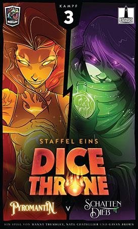 Dice Throne: Pyromantin vs. Schattendieb