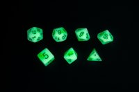 Glow Series - Toxic Stones - RPG 7 Dice Set